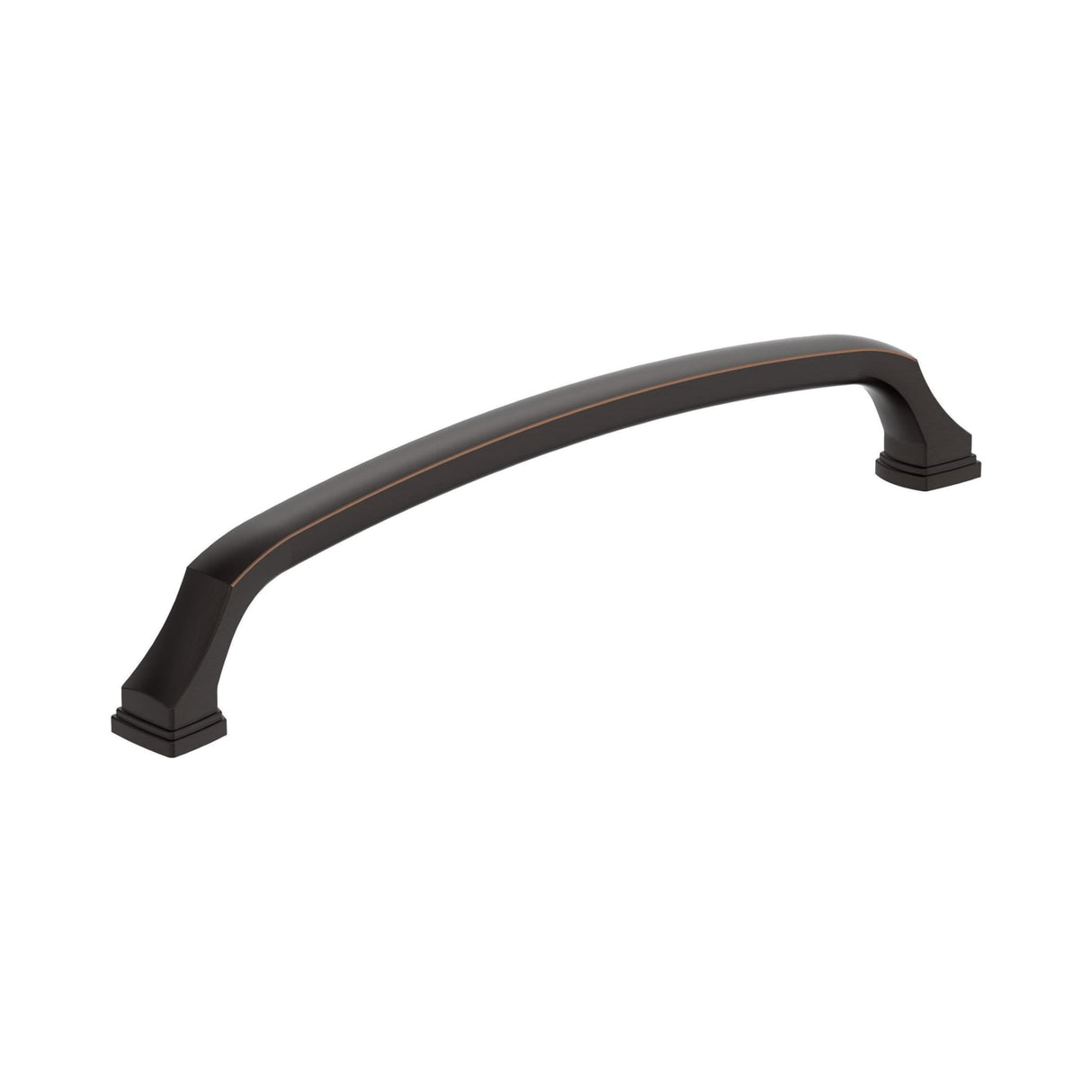 Amerock BP55351ORB Oil Rubbed Bronze Cabinet Pull 8 in (203 mm) Center-to-Center Cabinet Handle Revitalize Drawer Pull Kitchen Cabinet Handle Furniture Hardware