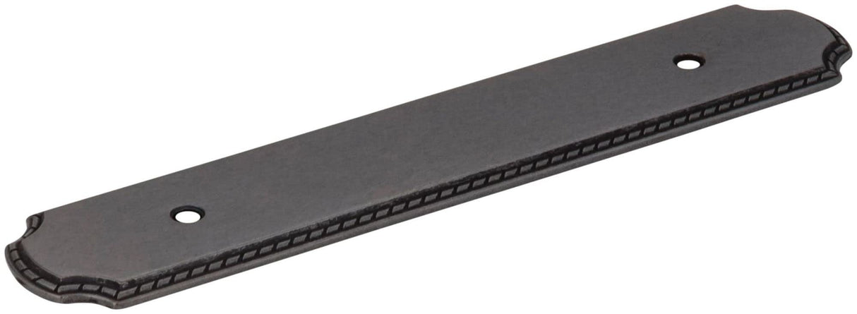 Jeffrey Alexander B812-96R-DACM 6-1/8" O.L. (96 mm Center-to-Center) Gun Metal Rope Pull Backplate