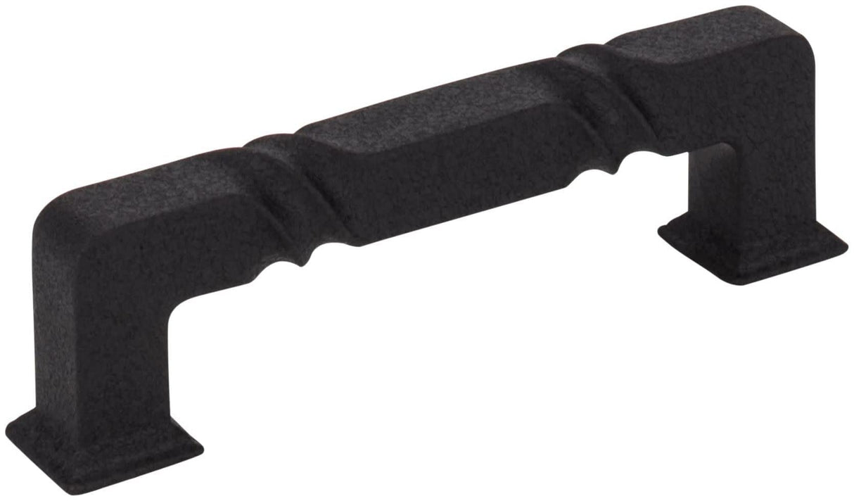 Jeffrey Alexander 602-96BLK 96 mm Center-to-Center Matte Black Rustic Twist Tahoe Cabinet Pull