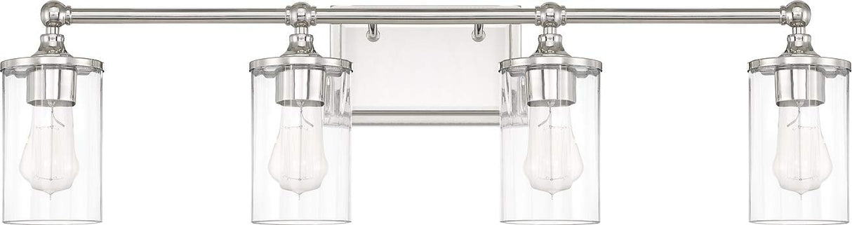Capital Lighting 120741PN-423 Camden 4 Light Vanity Polished Nickel