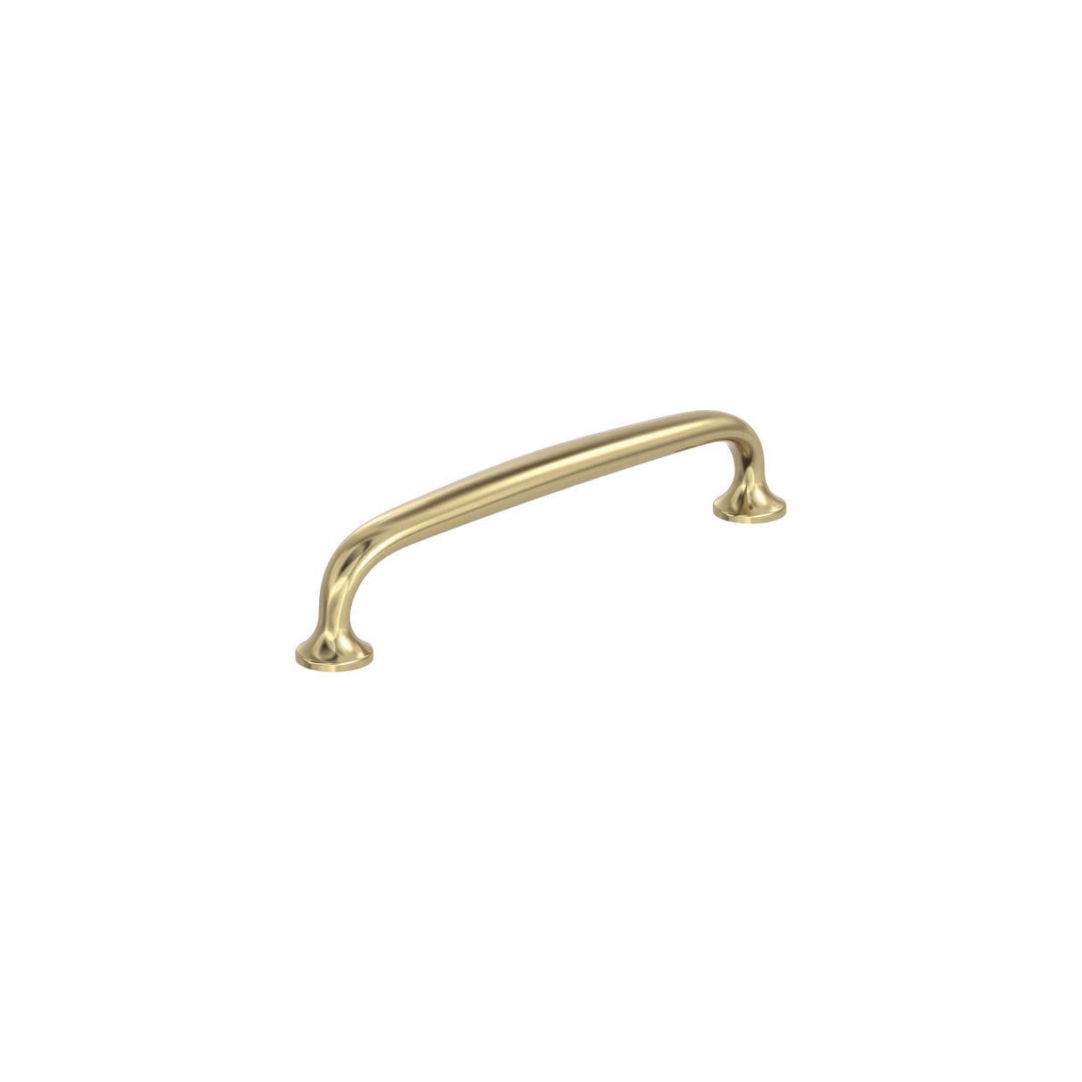 Amerock Cabinet Pull Golden Champagne 5-1/16 in (128 mm) Center-to-Center Drawer Pull Renown Kitchen and Bath Hardware Furniture Hardware