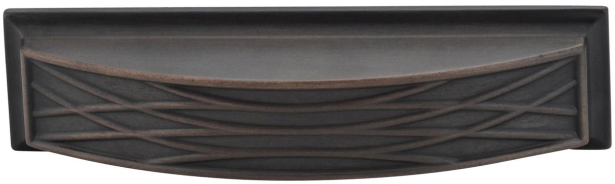 Jeffrey Alexander 436-128MB 128 mm Center-to-Center Matte Black Square Annadale Cabinet Cup Pull