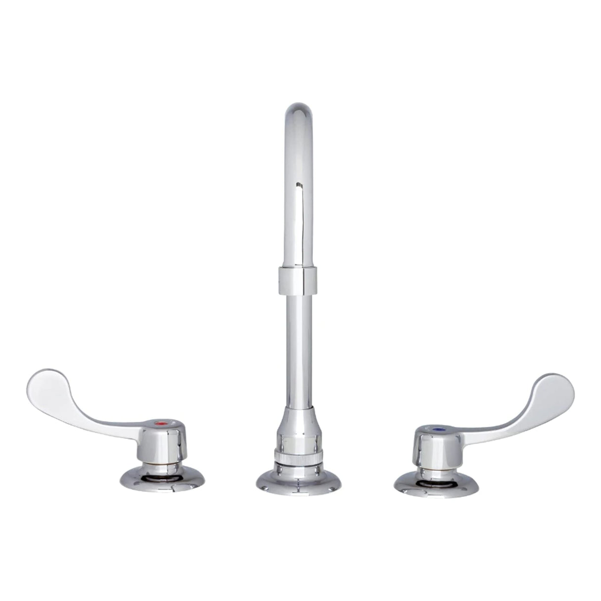 Gerber GC04410561 Chrome Commercial Two Handle Widespread Lavatory Faucet W/ Wrist BL...