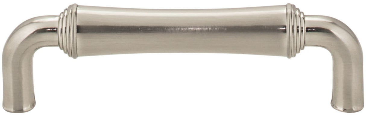 Jeffrey Alexander 537ABSB 96 mm Center-to-Center Antique Brushed Satin Brass Barrel Bremen 2 Cabinet Pull