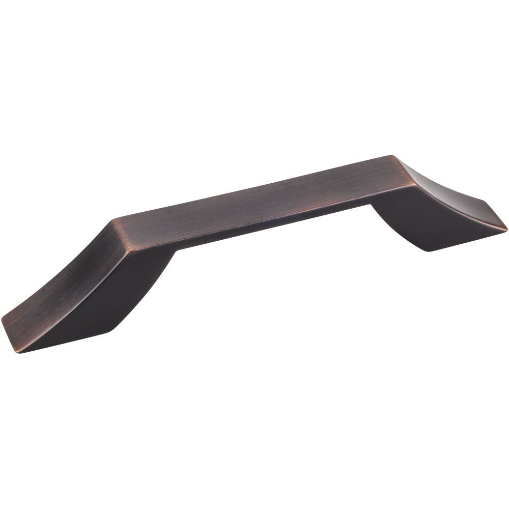 Jeffrey Alexander 798-96DBAC 96 mm Center-to-Center Brushed Oil Rubbed Bronze Square Royce Cabinet Pull