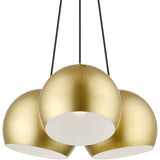 Piedmont 3 Light Polished Gold Globe Pendant (43393-33)