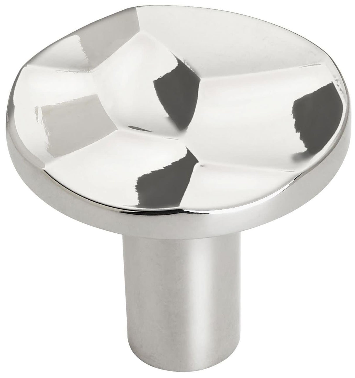 Amerock Cabinet Knob Polished Nickel 1-3/16 inch (30 mm) Diameter Kamari 1 Pack Drawer Knob Cabinet Hardware