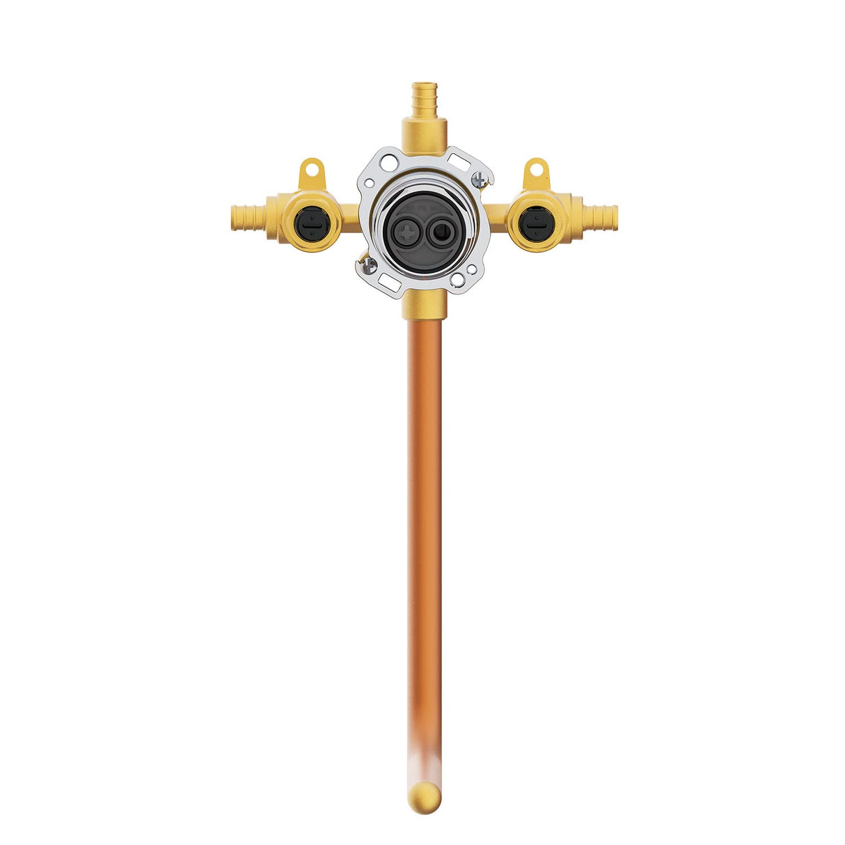 Gerber G00GS504ST No Finish Treysta Tub & Shower Valve- Crimp Pex Connection With ...