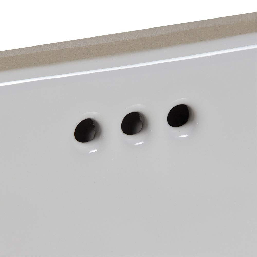 Foremost 14-1713-W Undermount Sink, 17"X13" White