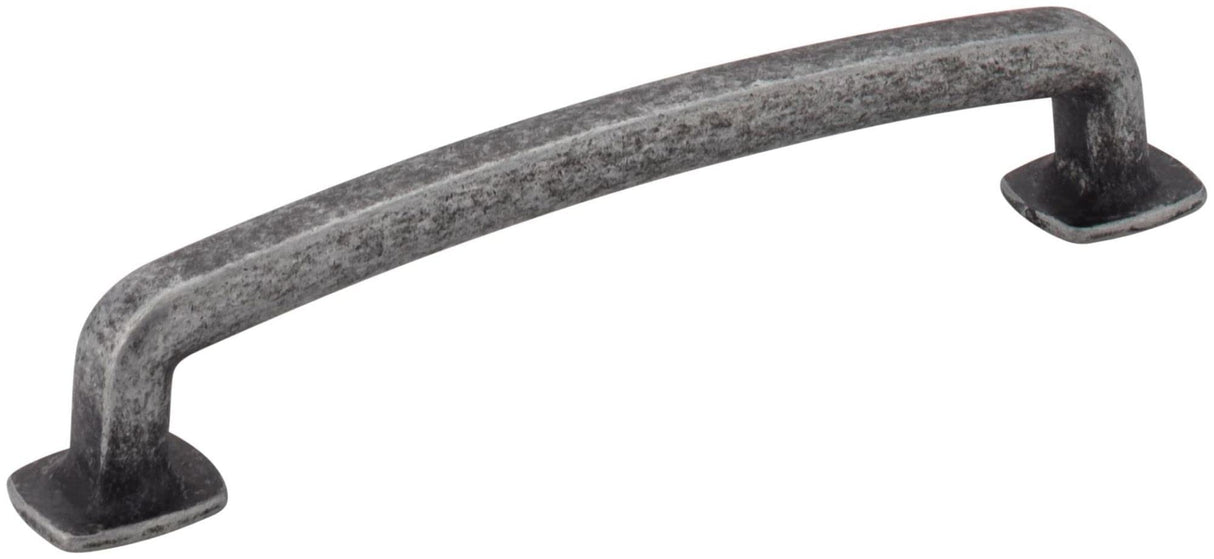 Jeffrey Alexander MO6373-128SIM-D 128 mm Center-to-Center Distressed Antique Silver Belcastel 1 Cabinet Pull