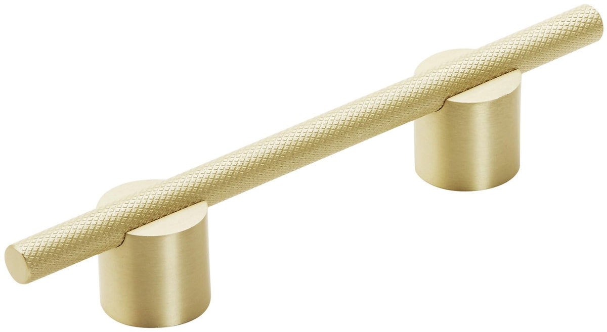 Amerock Cabinet Pull Matte Gold 3-3/4 inch (96 mm) Center to Center Transcendent 1 Pack Drawer Pull Drawer Handle Cabinet Hardware