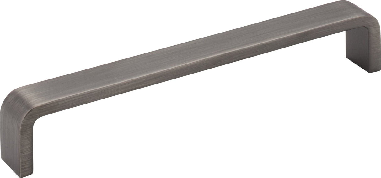 Elements 193-160BNBDL 160 mm Center-to-Center Brushed Pewter Square Asher Cabinet Pull