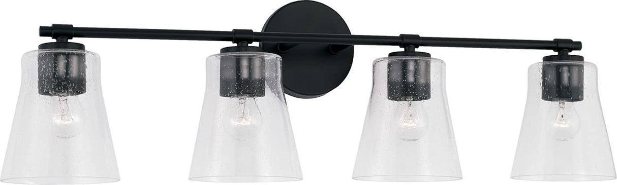 Capital Lighting 146941MB-533 Baker 4 Light Vanity Matte Black