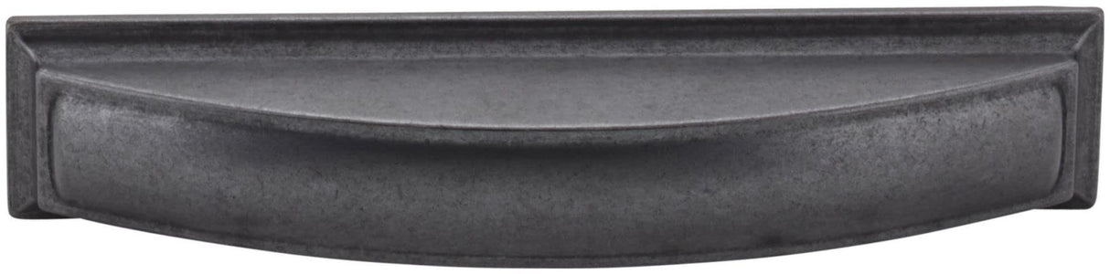 Jeffrey Alexander 436-128SN 128 mm Center-to-Center Satin Nickel Square Annadale Cabinet Cup Pull
