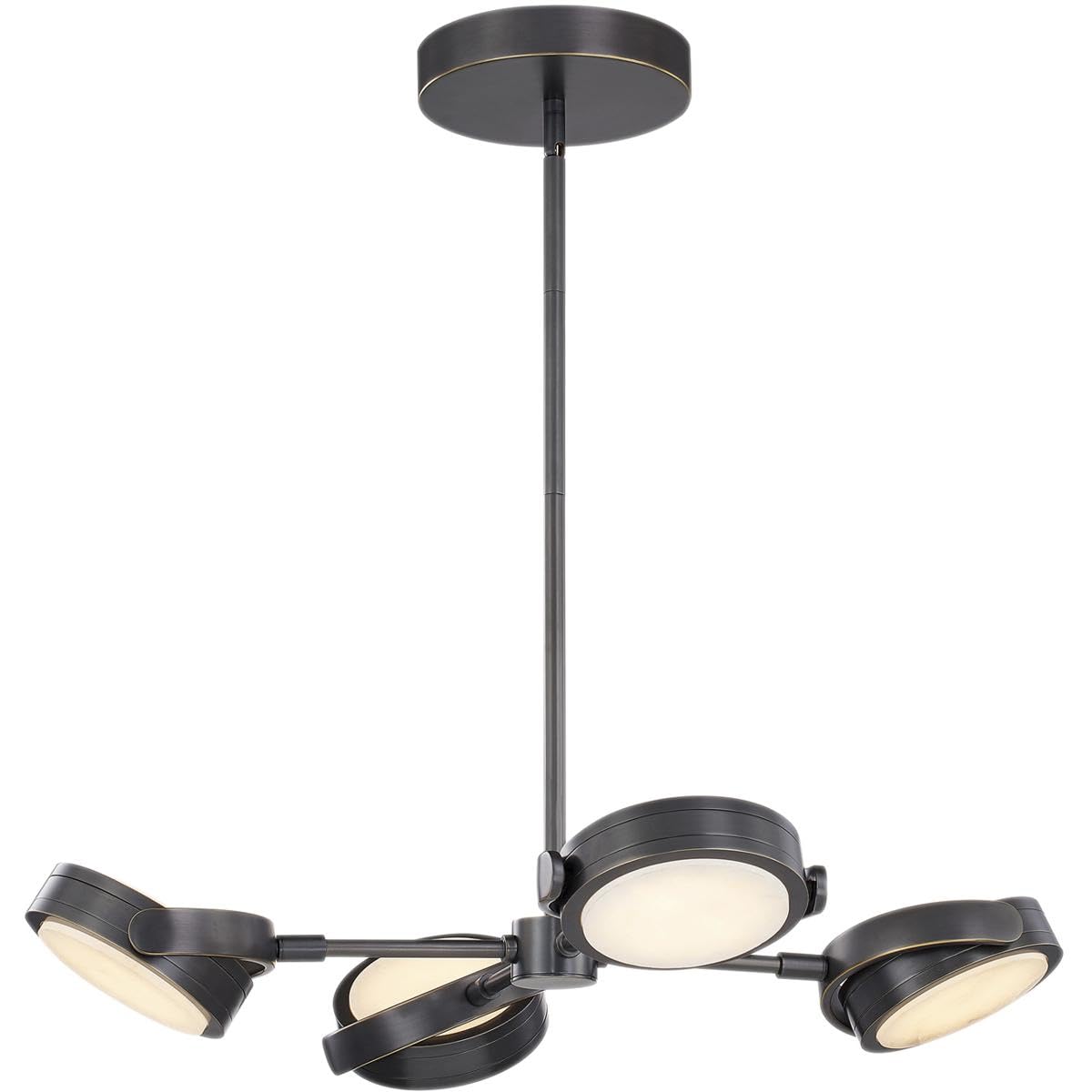 Alora PD325428UBAR BLANCO 28" PD URBAN BRONZE ALABASTER 65W LED 90 3000K DC LED