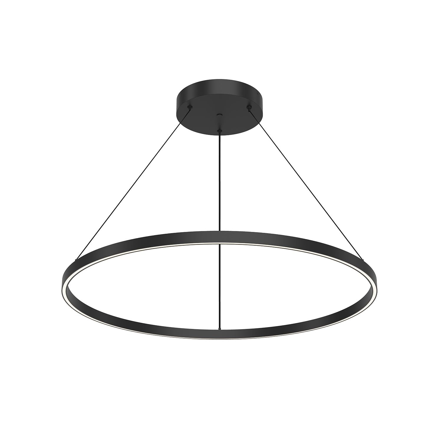 Kuzco PD87136-BK CERCHIO 36" PENDANT BK TEXTURED DOWN ONLY DUO CANOPY 930 TRIAC 120 78W