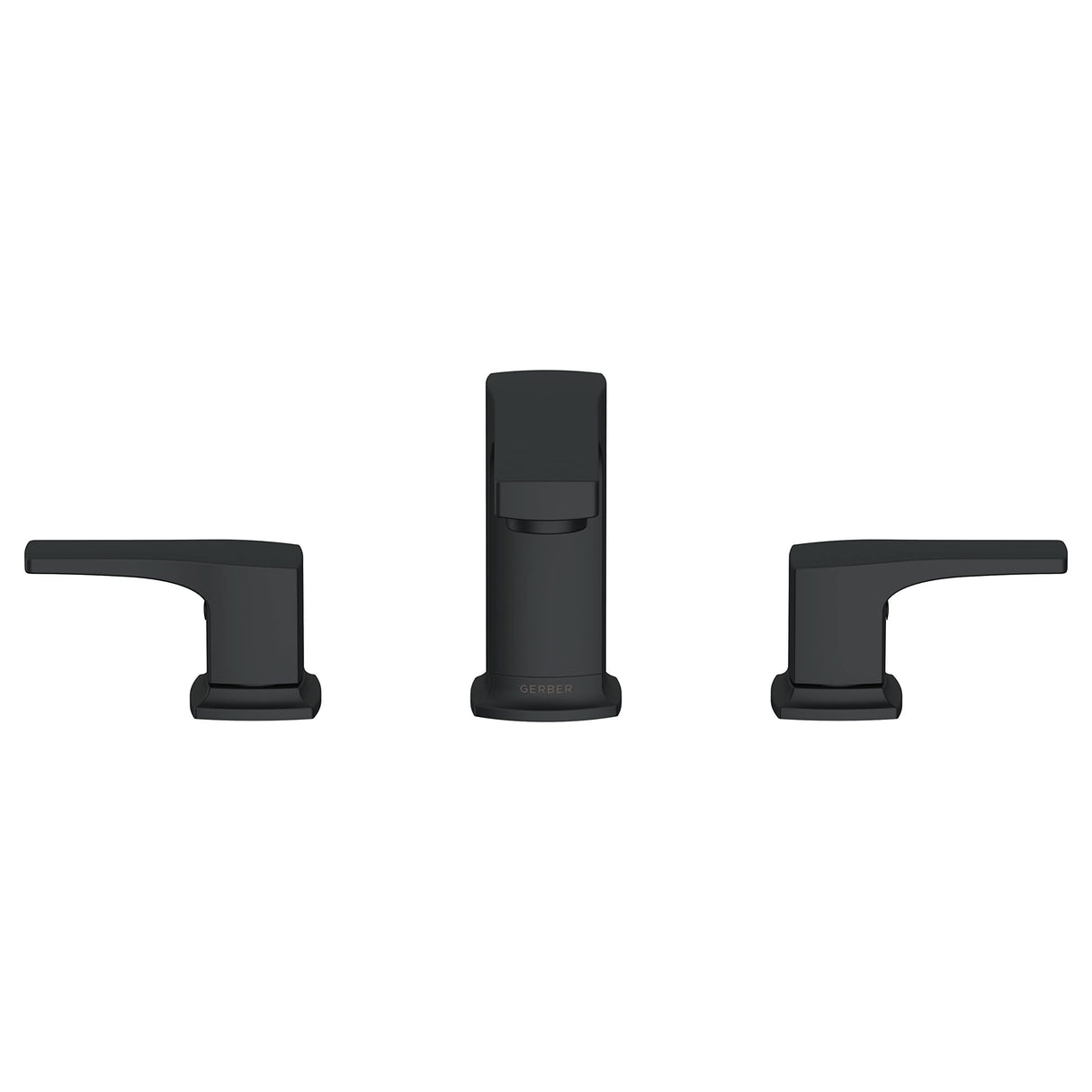 Gerber D304170BS Tribune Two Handle Widespread Bathroom Faucet - Satin Black