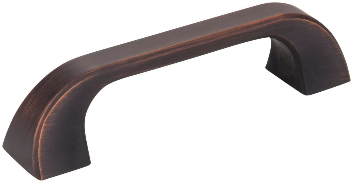 Jeffrey Alexander 972-96DBAC 96 mm Center-to-Center Brushed Oil Rubbed Bronze Square Marlo Cabinet Pull