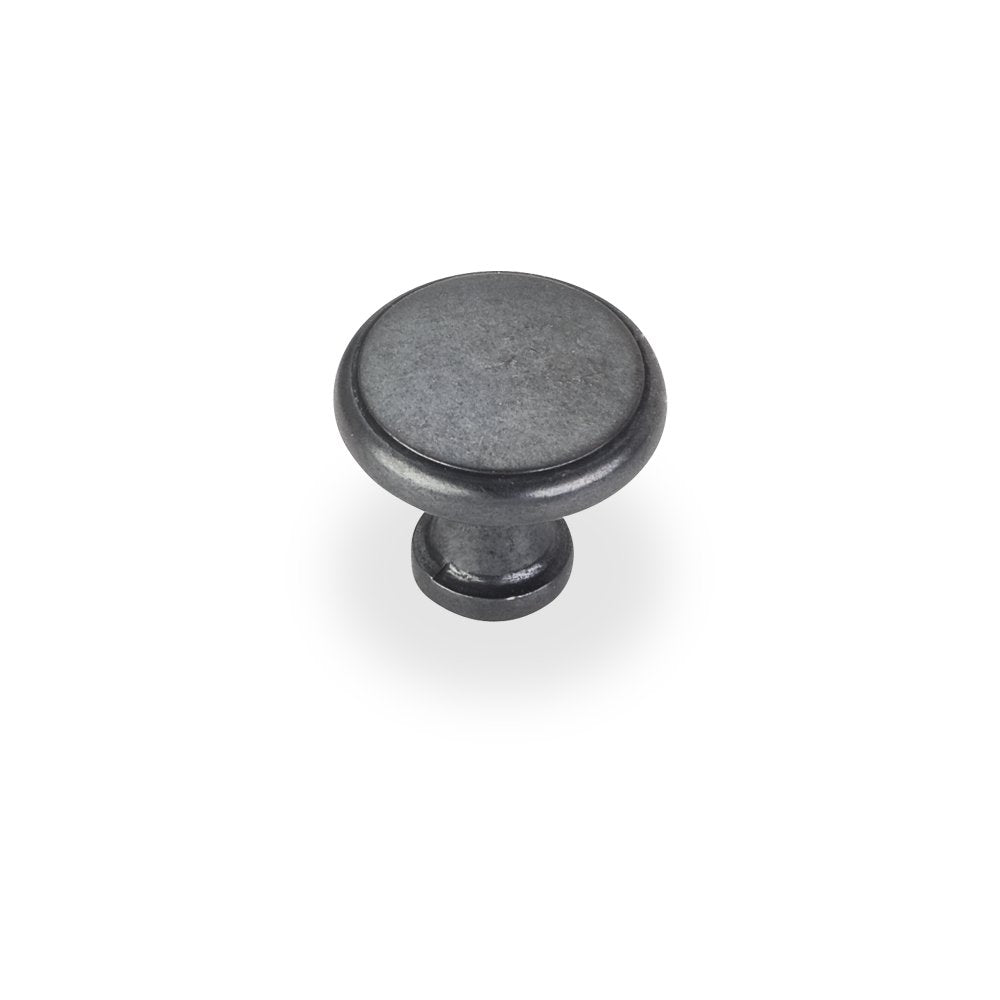 Elements 3970-DACM 1-3/16" Diameter Gun Metal Gatsby Cabinet Mushroom Knob