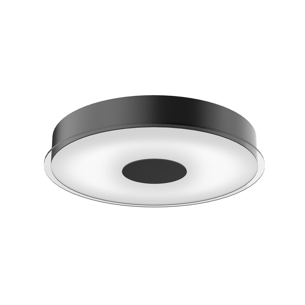 Kuzco FM7616-BK PARKER 16" FLUSH MOUNT BLACK 29W 120VAC LED 3000K 90CRI