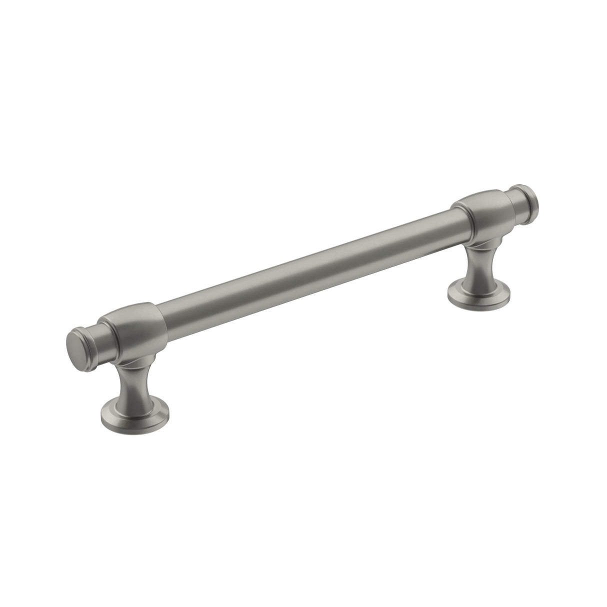 Amerock Cabinet Pull Satin Nickel 5-1/16 inch (128 mm) Center-to-Center Winsome 1 Pack Drawer Pull Cabinet Handle Cabinet Hardware