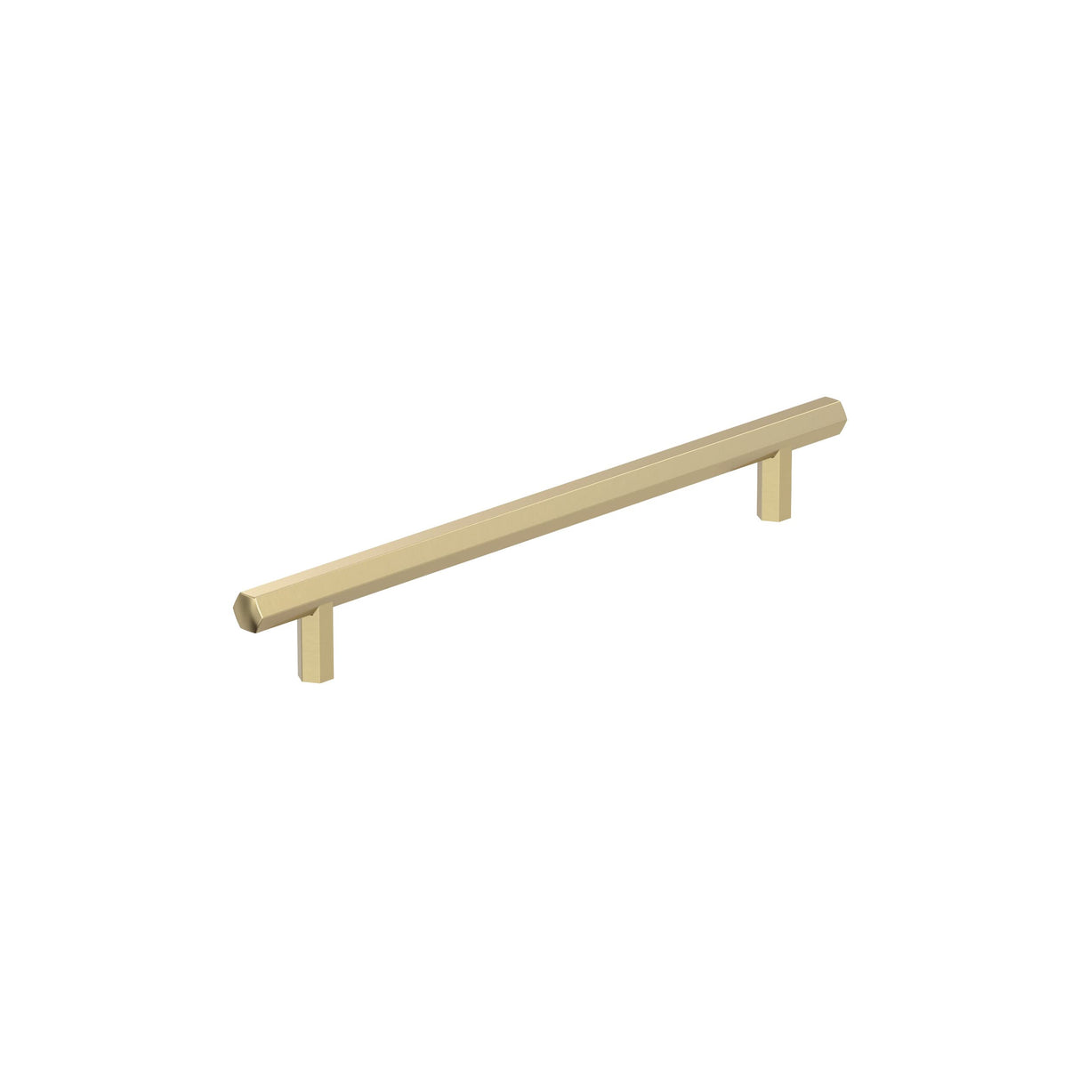 Amerock Cabinet Pull Golden Champagne 7-9/16 in (192 mm) Center-to-Center Drawer Pull Caliber Kitchen and Bath Hardware Furniture Hardware