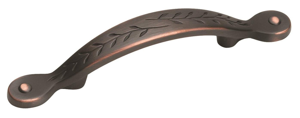 Amerock Cabinet Pull Oil Rubbed Bronze 3 inch (76 mm) Center to Center Nature's Splendor 1 Pack Drawer Pull Drawer Handle Cabinet Hardware