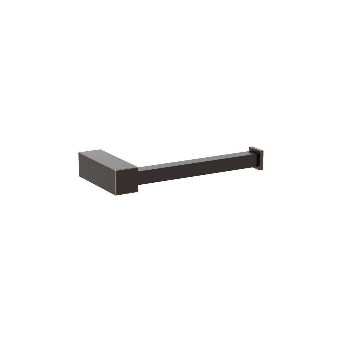 Amerock BH36081ORB Oil Rubbed Bronze Single Post Toilet Paper Holder 5-7/8 in. (149 mm) Length Toilet Tissue Holder Monument Bath Tissue Holder Bathroom Hardware Bath Accessories