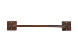 Premier Copper Products TR18DB 18-Inch Hand Hammered Copper Towel Bar, Oil Rubbed Bronze