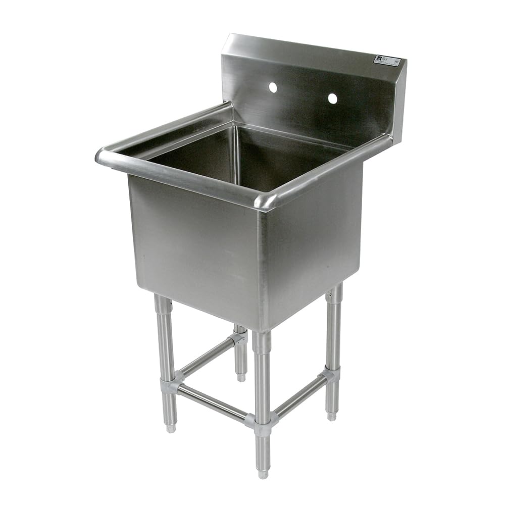 John Boos 1PB1618 One (1) Compartment Sink 16"W x 18" 12"