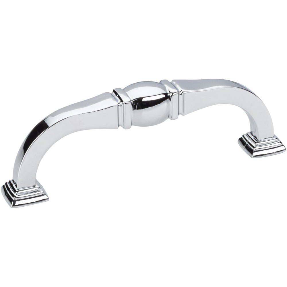 Jeffrey Alexander 188-96PC 96 mm Center-to-Center Polished Chrome Katharine Cabinet Pull