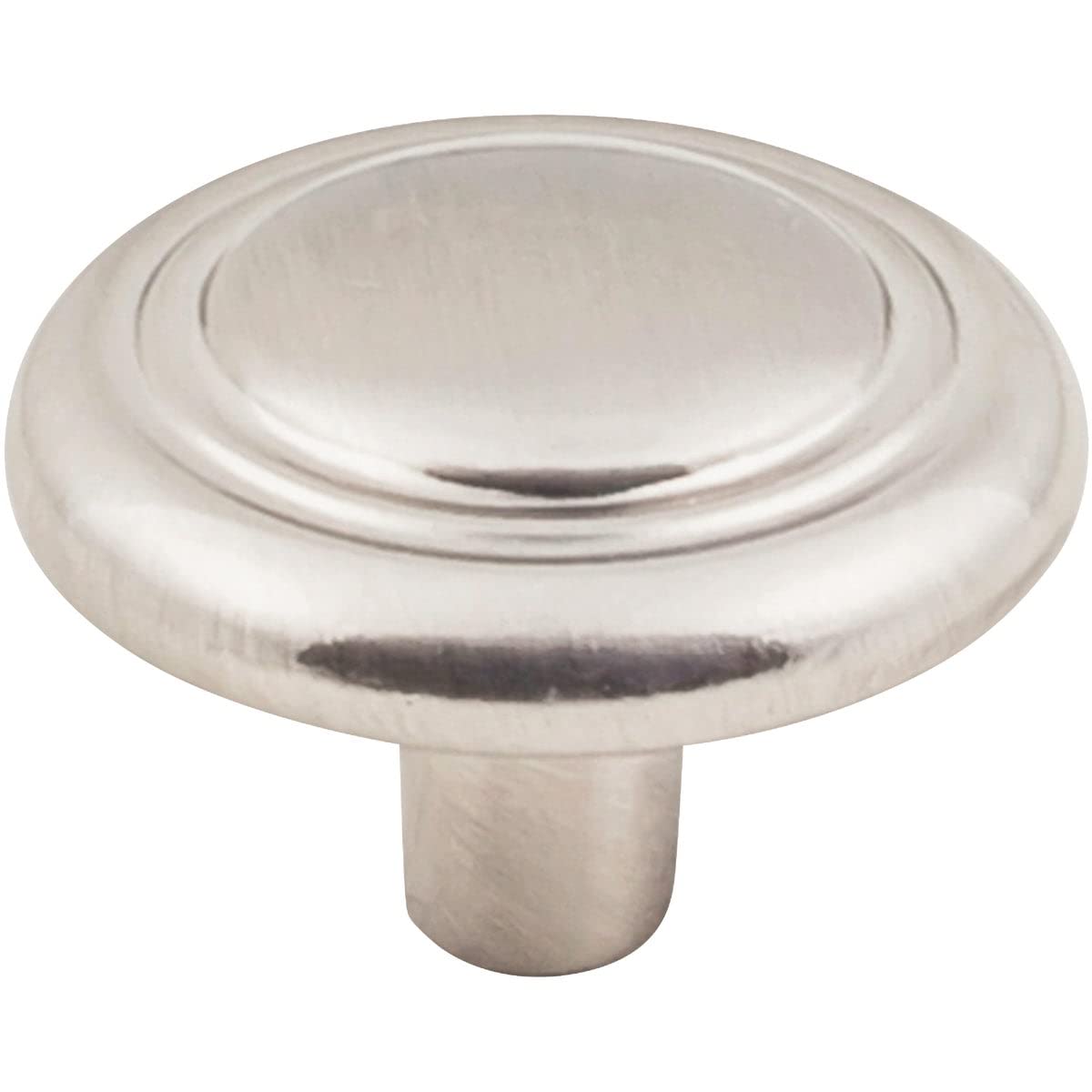 KasaWare K236SN-10 1-1/4" Diameter Traditional Knob with Stepped Ring, 10-pack