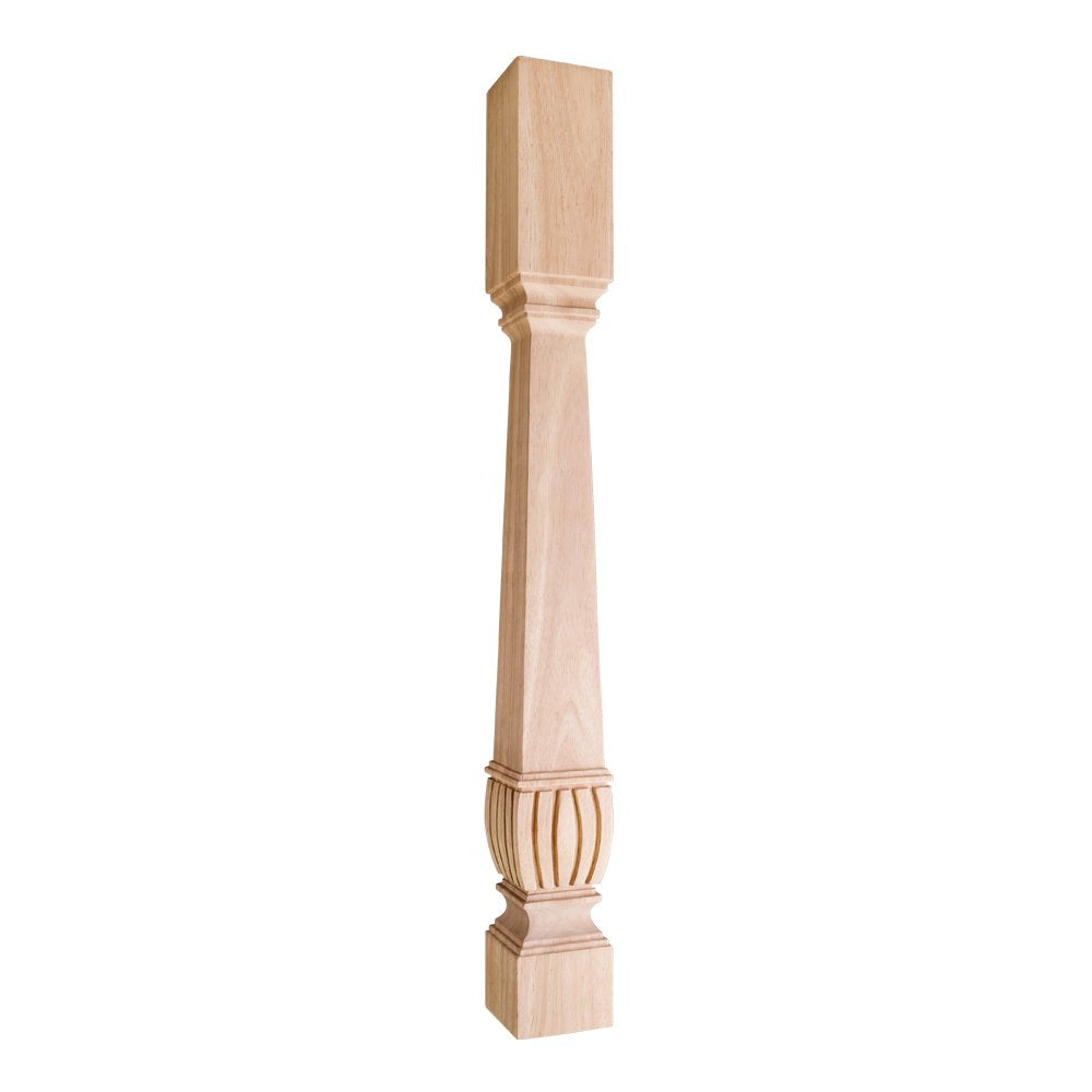 Hardware Resources P39CH 3-3/4" W x 3-3/4" D x 35-1/2" H Cherry Arts & Crafts Post