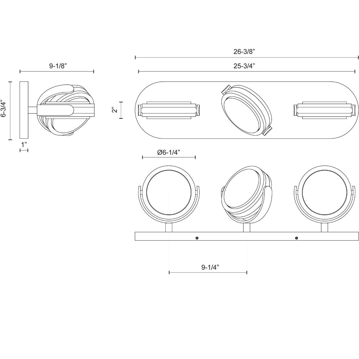 Alora WV325326VBAR BLANCO 26" WV VINTAGE BRASS ALABASTER 27W LED 90 3000K 27W DC