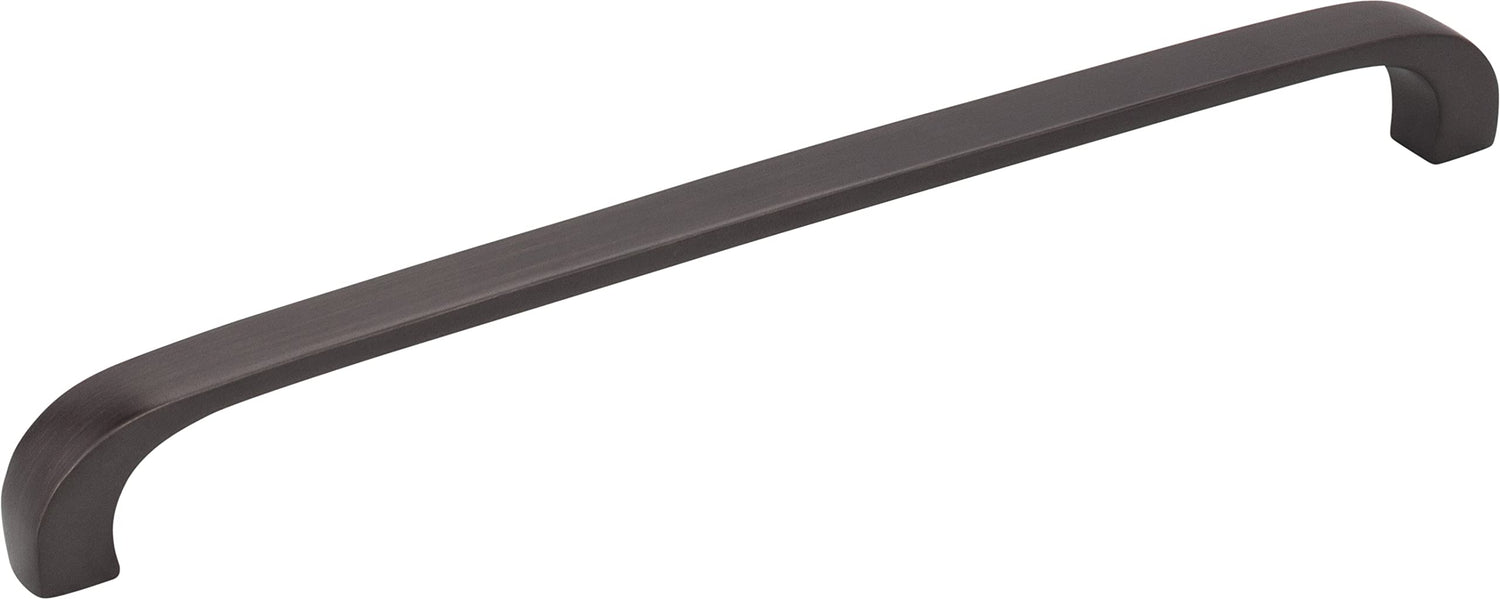 Elements 984-192BNBDL 192 mm Center-to-Center Brushed Pewter Square Slade Cabinet Pull