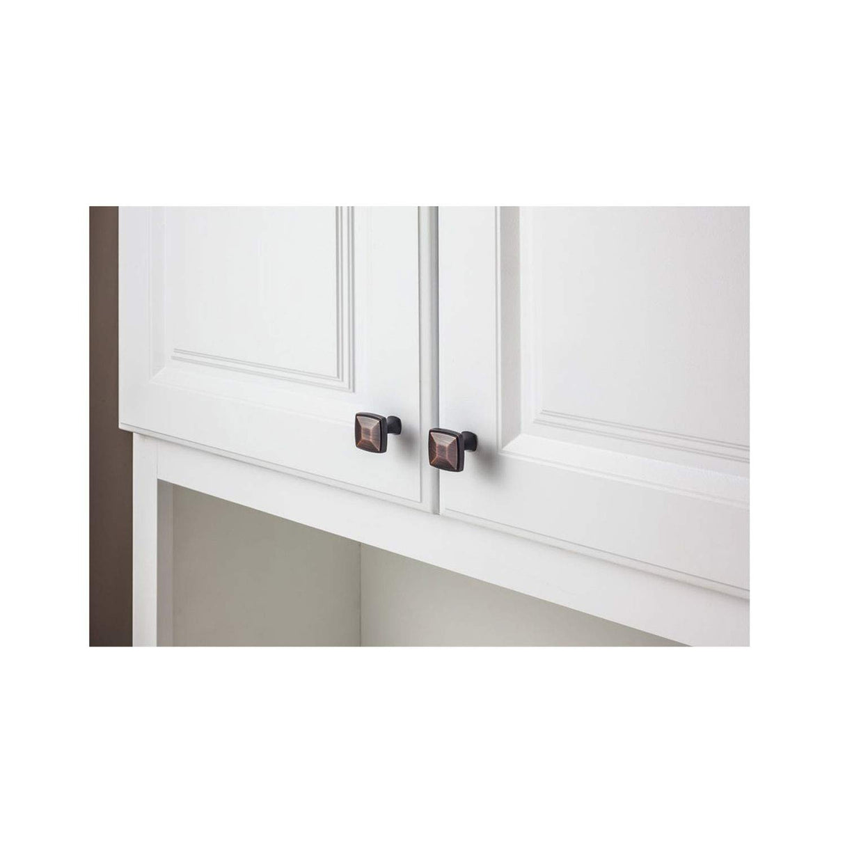 KasaWare K121BORB-10 1-1/16" Diameter Plain Square Knob, 10-pack