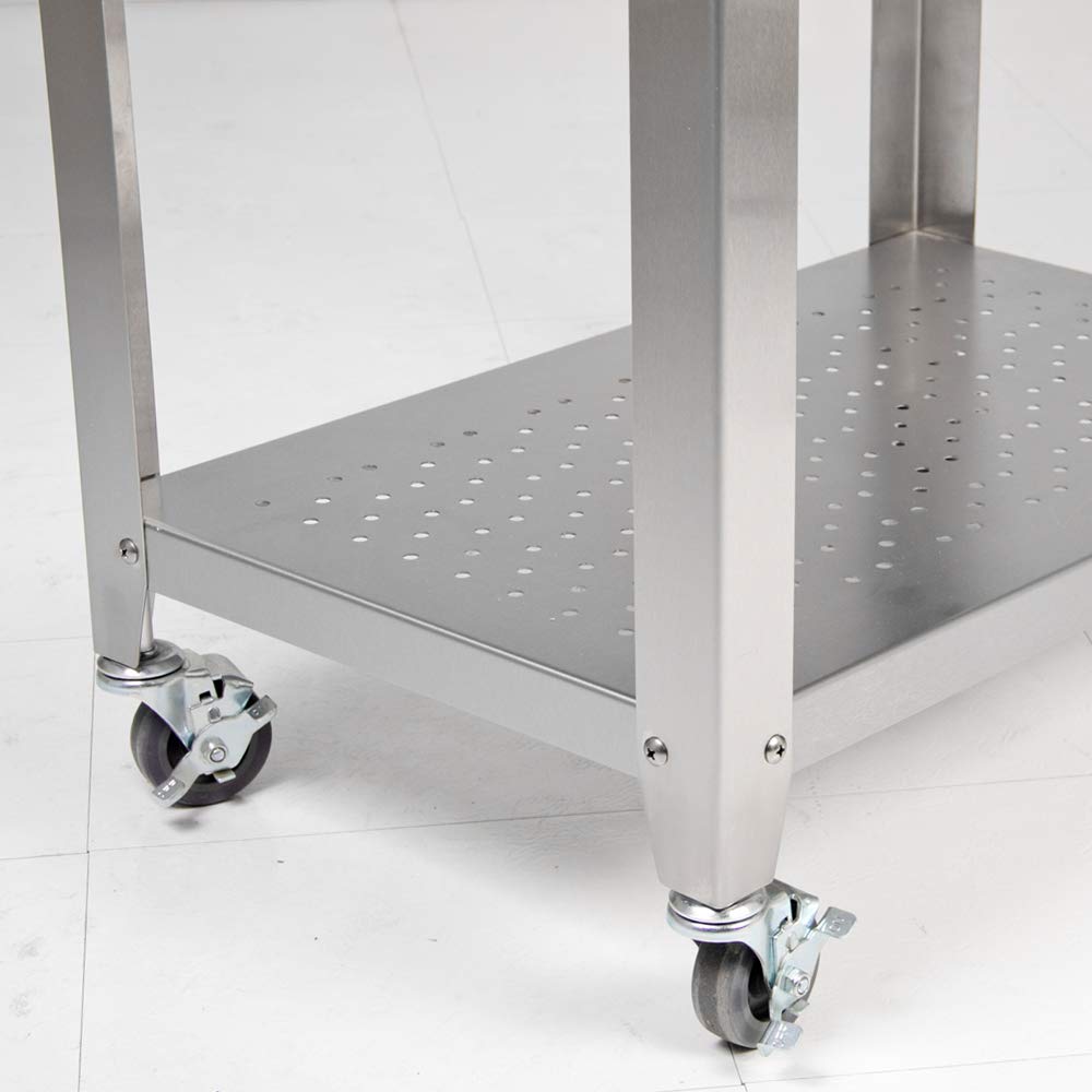 John Boos WAL-CUCE30 American Black Walnut Cucina Elegante Cart