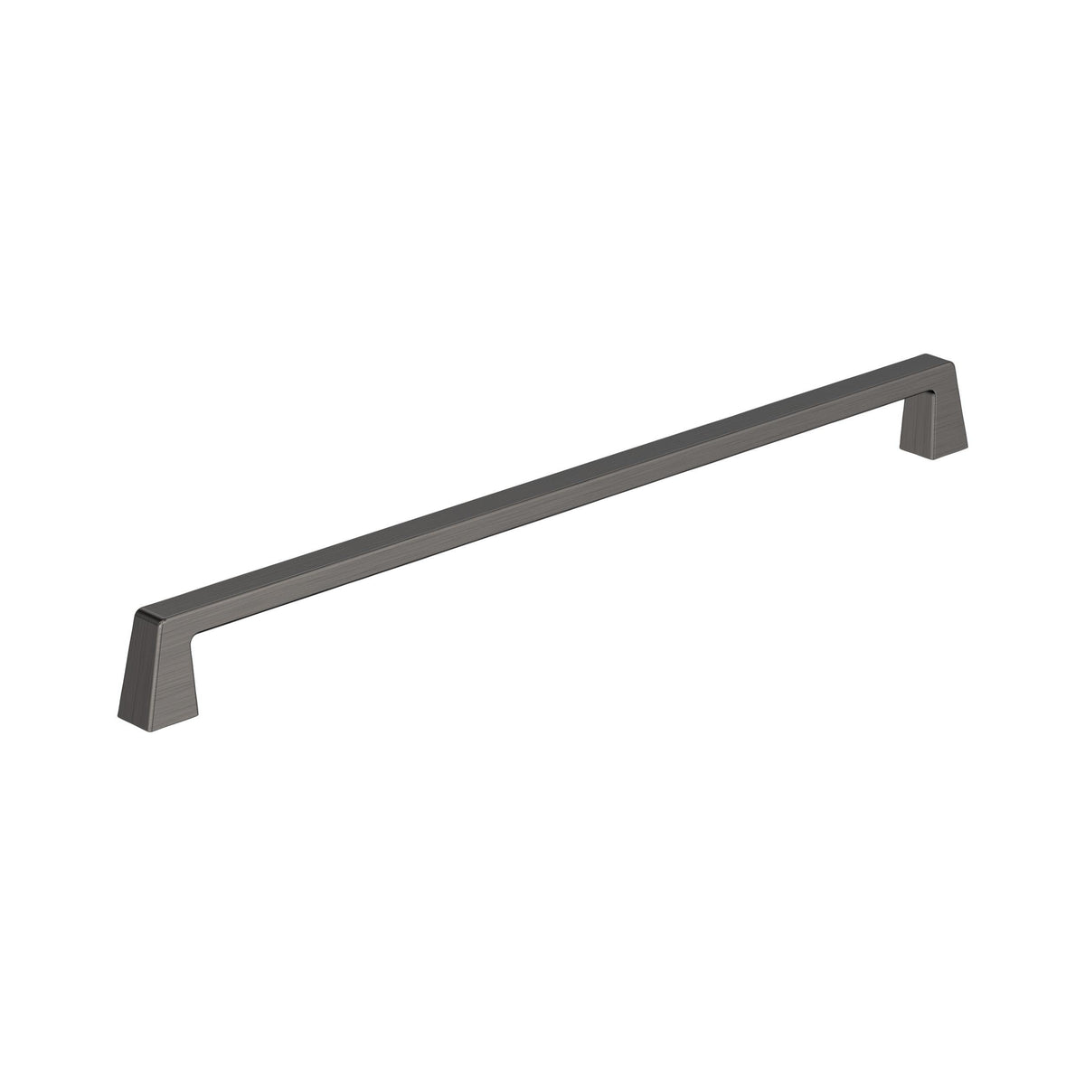 Amerock BP55284GM Gunmetal Cabinet Pull 12-5/8 in (320 mm) Center-to-Center Cabinet Handle Blackrock Drawer Pull Kitchen Cabinet Handle Furniture Hardware