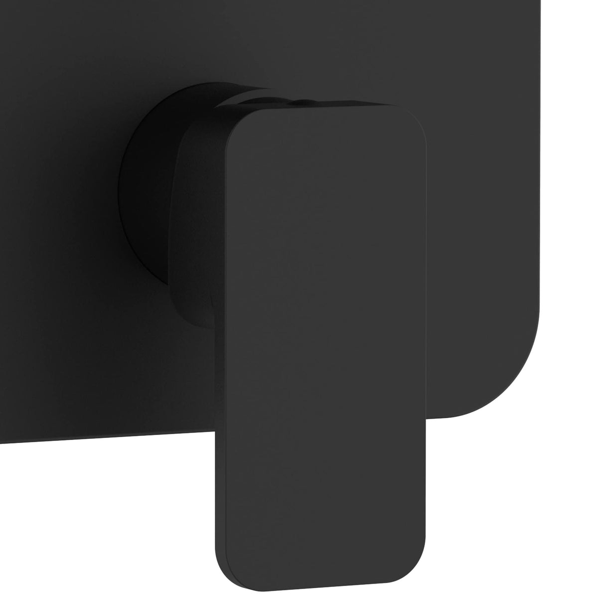 PULSE ShowerSpas 3007-RIVD-ORB Two Way Tru-Temp Pressure Balance 1/2" Rough-In Valve with Square Matte Black Trim Kit