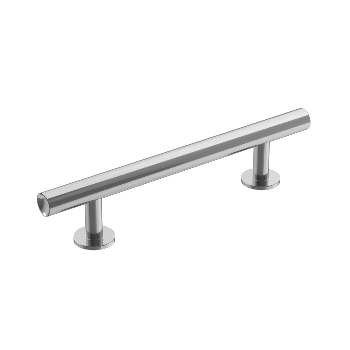 Amerock Cabinet Pull Polished Chrome 3-3/4 inch (96 mm) Center-to-Center Radius 1 Pack Drawer Pull Cabinet Handle Cabinet Hardware