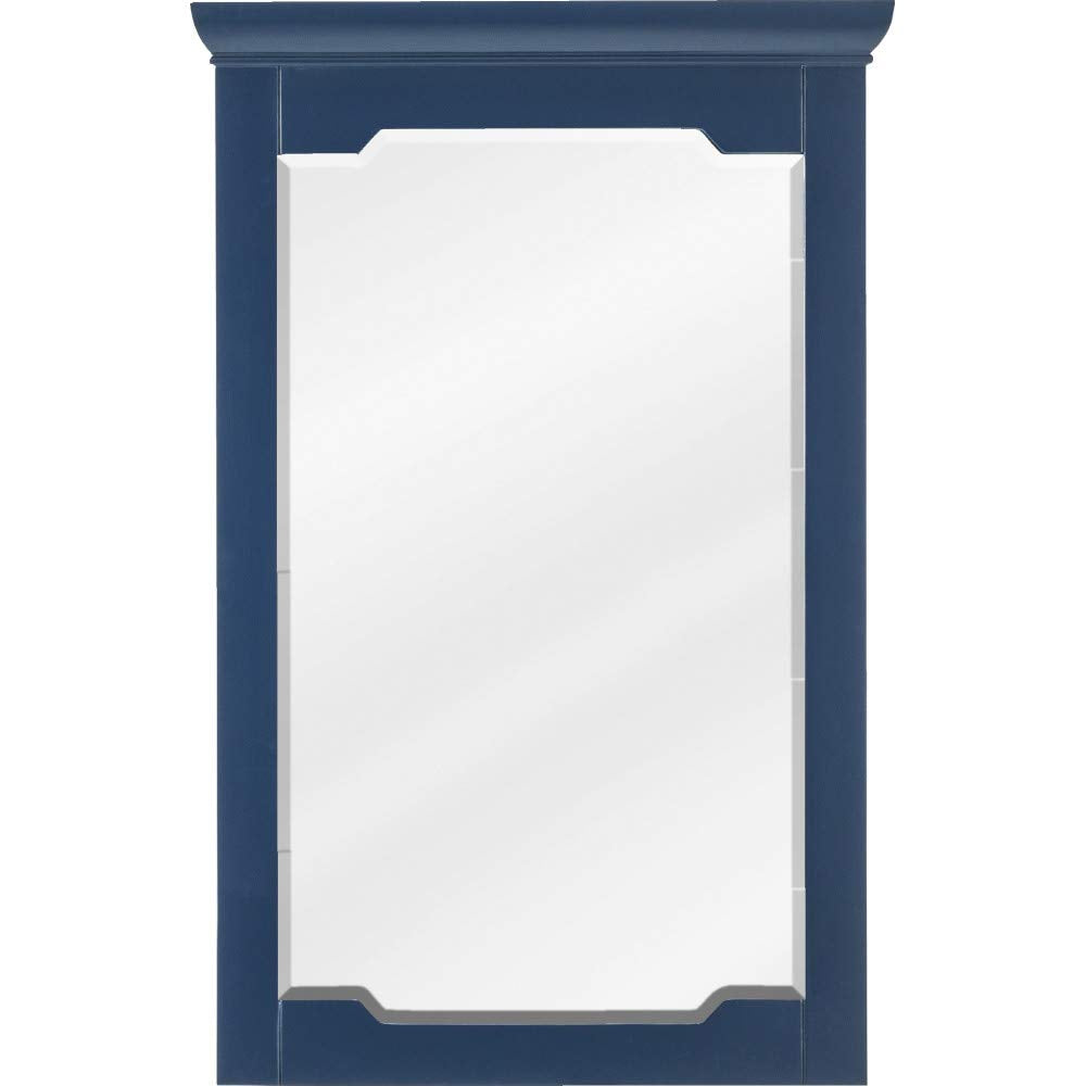 Jeffrey Alexander MIR2CHA-22-BL 22" W x 1-1/2" D x 34" H Hale Blue Chatham mirror