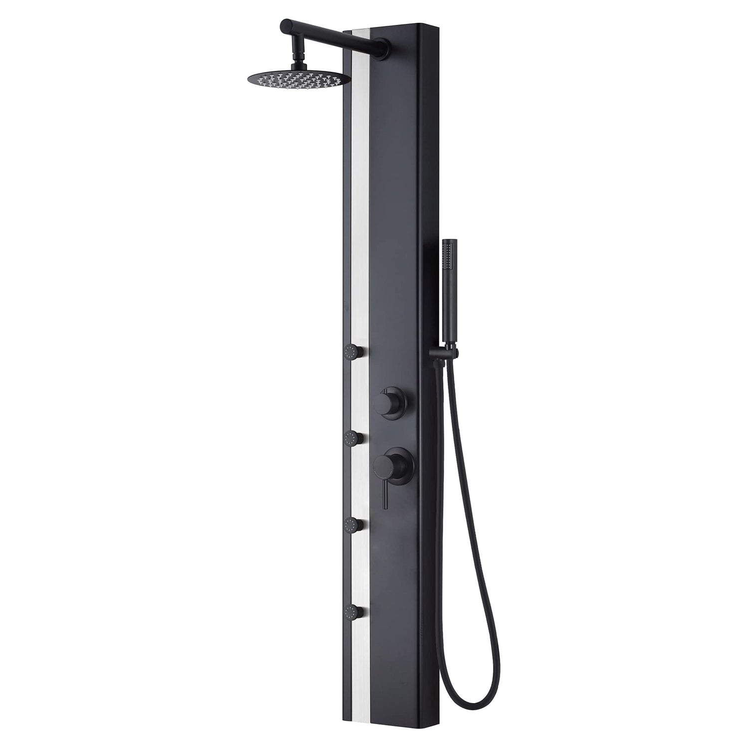 PULSE ShowerSpas 1060MB-SSB-1.8GPM Eclipse Stainless Steel Brushed ShowerSpa