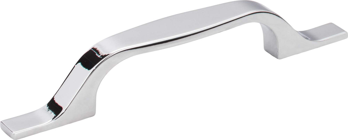Elements 382-96PC 96 mm Center-to-Center Polished Chrome Square Cosgrove Cabinet Pull