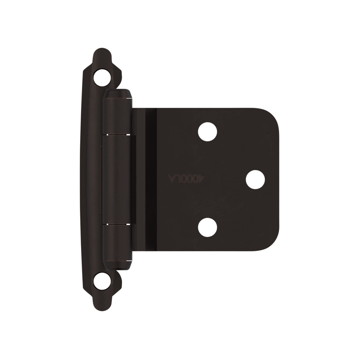 Amerock BPR7630ORB Reverse Bevel Face Frame Cabinet Hinge Variable Overlay Self Closing Face Mount Oil Rubbed Bronze Kitchen Cabinet Door Hinge 1 Pair/2 Pack Functional Hardware