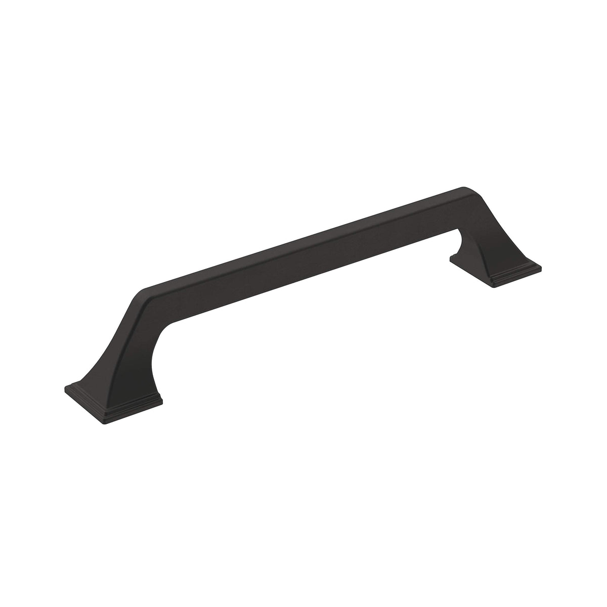 Amerock Cabinet Pull Matte Black 6-5/16 inch (160 mm) Center-to-Center Exceed 1 Pack Drawer Pull Cabinet Handle Cabinet Hardware