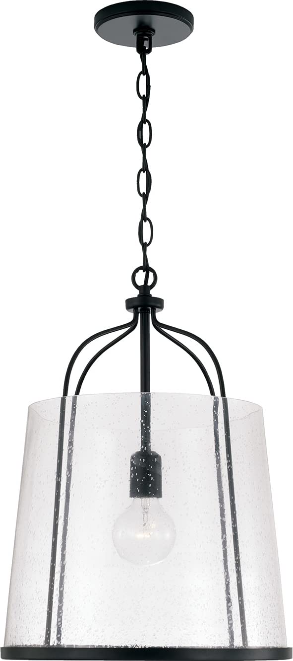 Capital Lighting 347011MB Madison 1 Light Pendant Matte Black