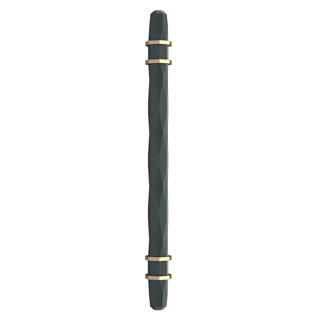 Amerock Cabinet Pull Black Bronze/Golden Champagne 6-5/16 inch (160 mm) Center-to-Center London 1 Pack Drawer Pull Drawer Handle Cabinet Hardware