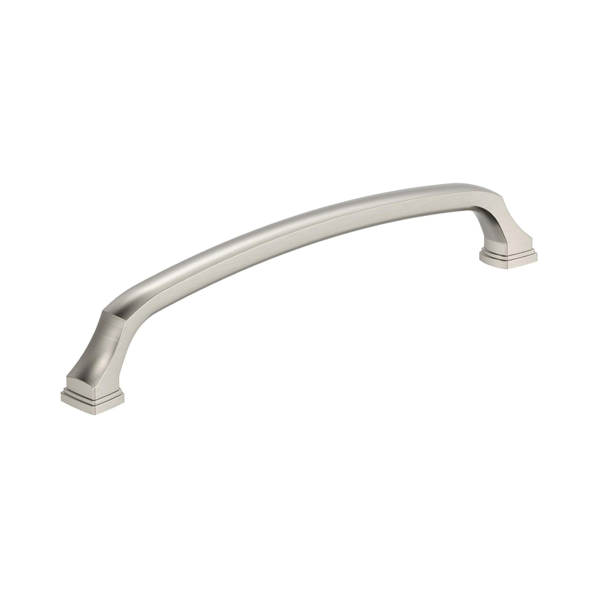 Amerock BP55351G10 Satin Nickel Cabinet Pull 8 in (203 mm) Center-to-Center Cabinet Handle Revitalize Drawer Pull Kitchen Cabinet Handle Furniture Hardware