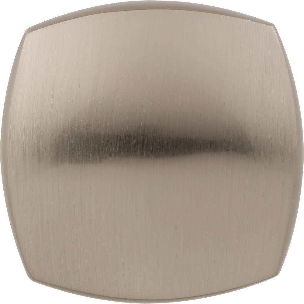 Jeffrey Alexander 278L-SN 1-3/8" Overall Length Satin Nickel Square Audrey Cabinet Knob