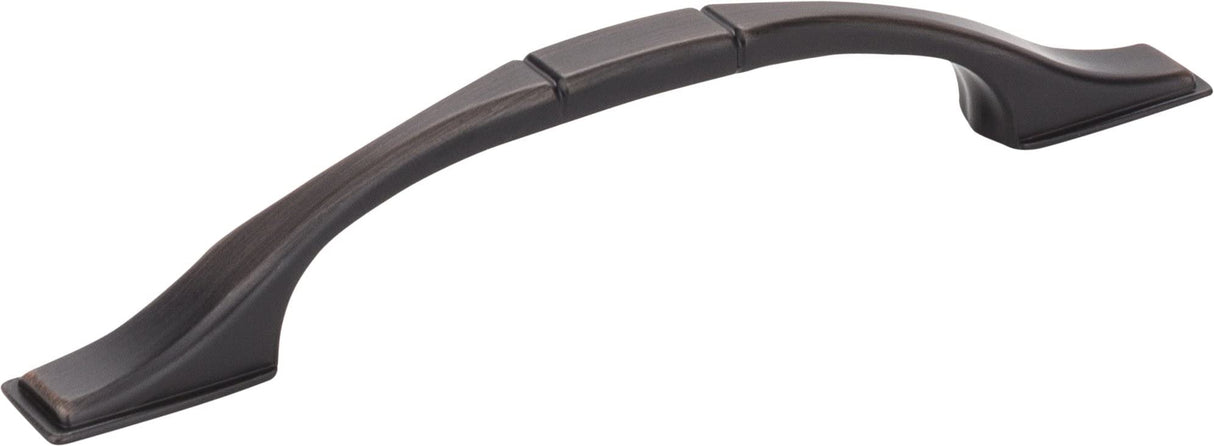 Elements 937-96BNBDL 96 mm Center-to-Center Brushed Pewter Square Hammond Cabinet Pull